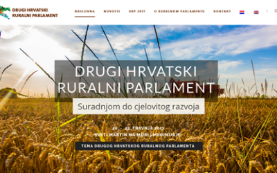 Mrežna stranica Hrvatskog ruralnog parlamenta